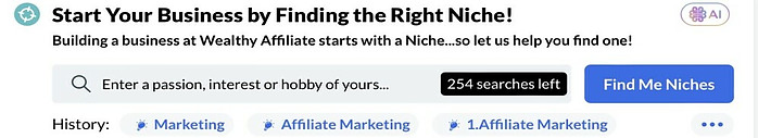 Wealthy affiliate niche finder toolbox