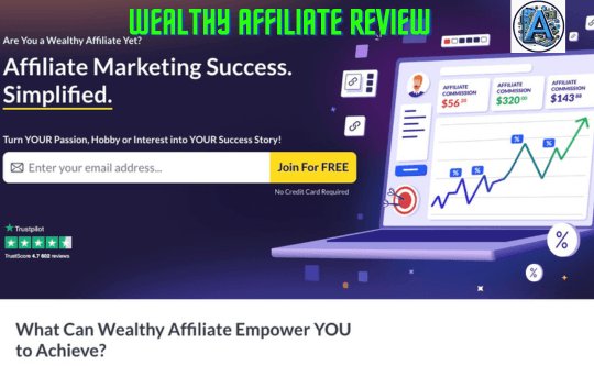 wealthy affiliate review using wealthy affiliate landing page