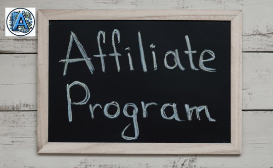 a chalk written on a slate with the words affiliate program